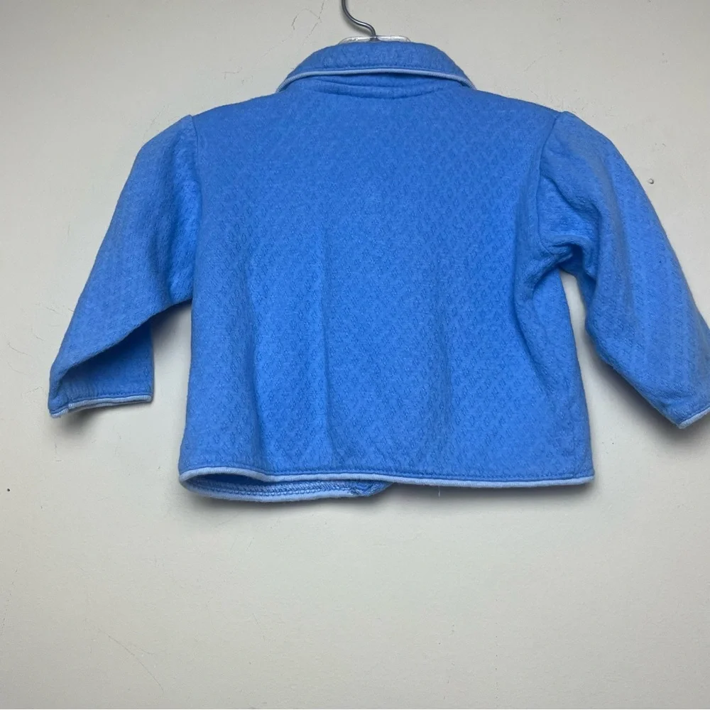 Vtg Baby Looney‎ Tunes PJ Top Button Up Infant Size 12M Taz 90s